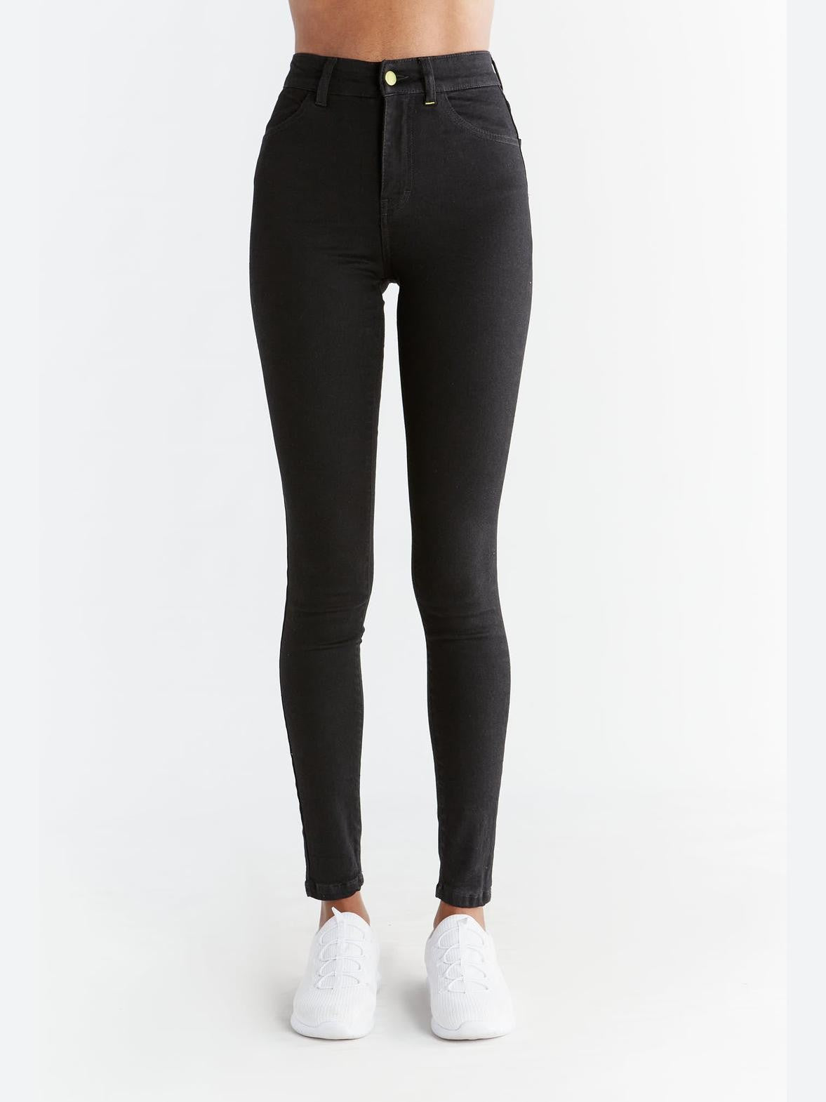 WD1015-104 | Women Skinny Fit - Coal Black